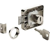 Hettich Furntech Gmbh Et-Co-Kg - Serrure Cylindre 18Mm Meuble Axe 15-40Mm Acier Nickele