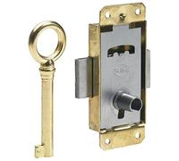 Hettich Furntech Gmbh Et-Co-Kg - Serrure Meuble A Plaquer A Visser Axe 25Mm Acier Laiton