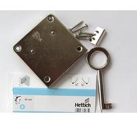 Hettich Furntech Gmbh Et-Co-Kg - Serrure Meuble A Plaquer Axe 40Mm Acier Nickele