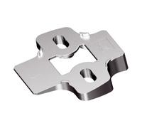 Hettich Hettich Adaptateur d'angle 10° pour plaques de montage croisées, Sensys, 9072534 nickelé Quantité:1
