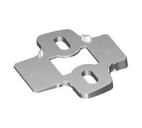 Hettich Hettich Adaptateur d'angle 5° pour plaques de montage croisées, Sensys, 9072533 nickelé Quantité:1