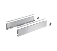 Kit profils côtés AvanTech YOU tiroir simple hauteur 101mm - argent - longueur 600 mm HETTICH