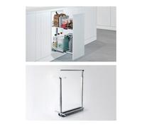 Hettich Hettich Cadre tiroir sous-meuble avec extension totale, Dispensa JS 9277610, H 551mm argent Quantité:1