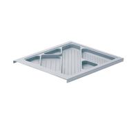 Hettich Hettich Corbeille à matériel d’écriture 9007183 plastique aspect alu Quantité:1