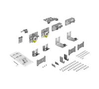 Hettich Hettich Ensemble de coulisses pliantes gauche, max. 50 kg TopLine L, 9242711 zingué Quantité:1