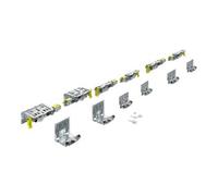 Hettich Hettich Ensemble de coulisses pliantes max. 80kg TopLine XL, 9275785 zingué Quantité:1