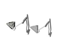 Hettich Hettich Ferrure de pliage haute Lift Advanced HF 9079610 réglable aluminium gris Si Quantité:1