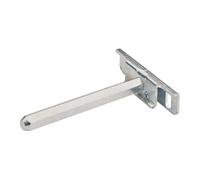 Hettich Hettich MB Support d'étagère avec goujon porteur SW 10 mm Titane 47661, L 100 mm STA galvanisé Quantité:1