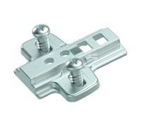 Hettich Hettich Plaque d'adaptation meuble pour adaptateur parallèle 9106988, P 1,5 mm, zinc sous pression, zingué Quantité:1