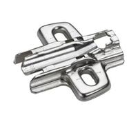 Hettich Hettich Plaque de montage croisée pour meubles 9075005 nickelée Quantité:1