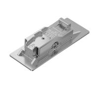 Hettich Hettich Plaque de montage meuble Distance 10 mm 9133534, nickelée Quantité:1