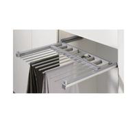 Hettich Hettich Porte-pantalons d'armoire Amari 9132917 Li.Korpusb.600-700mm 10 pantalons, acier argenté Quantité:1