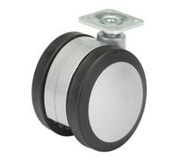 Hettich Hettich Roulette double pour bureau avec palier lisse, Ø75mm Bala drive 9078512 Quantité:1