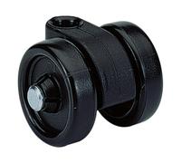 Hettich Hettich Roulette pivotante pour sols mous Systema Top 2000 75572 plastique noir Quantité:1