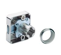 Hettich Hettich Serrure à pêne cylindrique 45741 métal, cylindre, diamètre 18 mm, P 25 mm Quantité:1