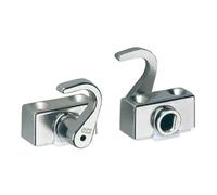 Hettich Hettich Serrure à tige rotative crochet de fermeture 72266, droite métal nickelé Quantité:1