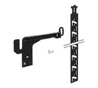 Hettich Hettich Set de verrouillage tiroir bureau Systema Top 2000 9080099, appliqué, droit KF noir Quantité:1