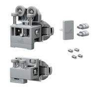 Hettich Hettich Set WLL PC, moyen, sans SA, droit, gris Quantité:1