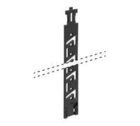 Hettich Hettich Stop Control 75547 Verrouillage tiroir 7,5 HE plastique noir Quantité:1