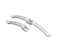 Hettich Hettich Support câble simple pour plateau de table, 45968 L 120mm, l 20mm plastique gris Quantité:1
