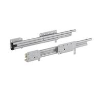 Hettich Hettich Tour d'appoint coulissant, sortie totale, Quadro Duplex 45 74865 acier Quantité:1