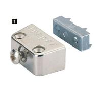 Hettich Hettich Trapeze de fixation, L 40 mm, H 15,8 mm Trapez TZ 4, 20843 ZDG, nickelé Quantité:1