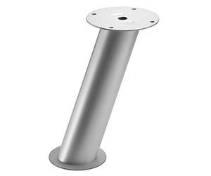 Hettich Lot de 2 consoles pour constructions de comptoir. Charge maximale : 15 kg - Diamètre : 40 mm - Longueur : 165 mm - Acier - Rond - 9212469