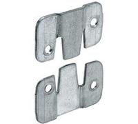 HETTICH Lot de 2 raccords d'assemblage acier zingue HETTICH, l.45 mm G