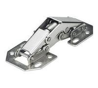 HETTICH Lot de 6 charnières universelles acier pour meuble, L.77 x l.33 mm