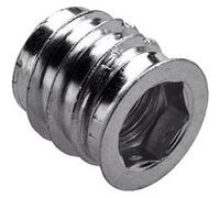 HETTICH Manchon pour patte d'assemblage acier zingue HETTICH, l.4 mm