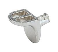 Hettich Sekura 2 25100 Support de sol avec tenon en zinc moulé sous pression nickelé Diamètre 5 mm