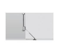 Hettich Support d'abattant Hettich Klassik D avec palier L 258 D / 400, gauche, nickelé Quantité:10