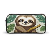 HETVBNS Adorable trousse à crayons de grande capacité avec fermeture éclair, organiseur durable, petite trousse de maquillage portable pour bureau, voyage