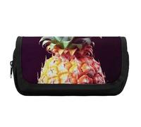 HETVBNS Belle trousse à crayons extra large, double couche avec fermeture éclair, trousse à maquillage portable pour voyage, organisateur de papeterie de bureau pour homme et femme