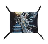 HETVBNS Chang'e Fairy Hamac pour animaux de compagnie pour chats et chiens, hamac suspendu en toile douce et respirante avec sangles réglables, lit suspendu confortable et durable pour animaux de