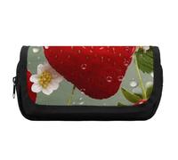 HETVBNS Jolie trousse à crayons extra large, double couche avec fermeture éclair, trousse à cosmétiques portable pour voyage, organisateur de papeterie de bureau pour femmes et hommes