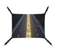 HETVBNS Strive to Make Money in 2025 Hamac pour animaux de compagnie pour chats et chiens, hamac à suspendre en toile douce et respirante avec sangles réglables, lit suspendu confortable et durable