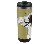 HETVBNS Taekwondo Design Gobelet en acier inoxydable de 355 ml avec couvercle, tasse à café portable, anti-fuite, tasse de voyage isotherme pour boissons chaudes/froides, salle de sport et bureau