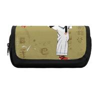 HETVBNS Taekwondo Trousse à crayons extra large, double couche avec fermeture éclair, trousse de maquillage portable pour voyage, organisateur de papeterie de bureau pour femmes et hommes