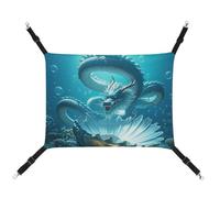 HETVBNS The Dragon King Hamac pour chats et chiens, hamac à suspendre en toile douce et respirante avec sangles réglables, lit suspendu confortable et durable pour animaux de compagnie de petite et
