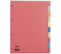 Hetzel 1300051 Lot de 5 Intercalaires 10 feuilles A4 carton coloris pastels