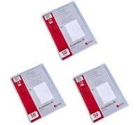 Hetzel 21575090 Pack de 50 Chemises Coin Grainée A5 Transparent (Lot de 3)