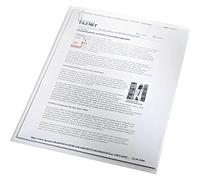 Hetzel 21672090 Pack de 100 Chemises Coin Grainée A4 Transparent