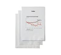 Hetzel 21770090 Pack de 50 Chemises Coins A4 Transparent