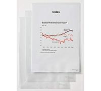 Hetzel 21780090 Pack de 50 Chemises Coin Grainée A4 Transparent