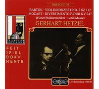 Hetzel, Gerhart - Bartok - Concerto pour violon ( enr. 1983/84 )