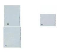 Hetzel intercalaires alphab?tiques en plastique, a4, pp,gris 25650481 G