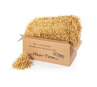 Heu-Tom ® 15 kg de paille d'orge fraîche - Pour cochon d'Inde, lapin, hamster, cheval