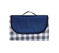 HEUchuan Couverture de Pique-Nique Couverture de Pique-Nique Portable Extra Large, Tapis Pliable avec poignée, Tissu Oxford imperméable et résistant au Sable(Blue)