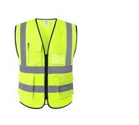 HEUchuan Gilet de sécurité Gilet de signalisation couleur vive, gilet travail for la construction et les levés topographiques(Color 49,5XL)